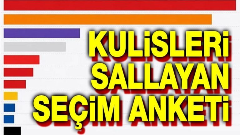 Son dakika: Ankara kulislerini sallayan seçim anketi!..