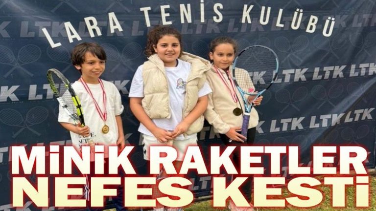 Minik raketler nefes kesti