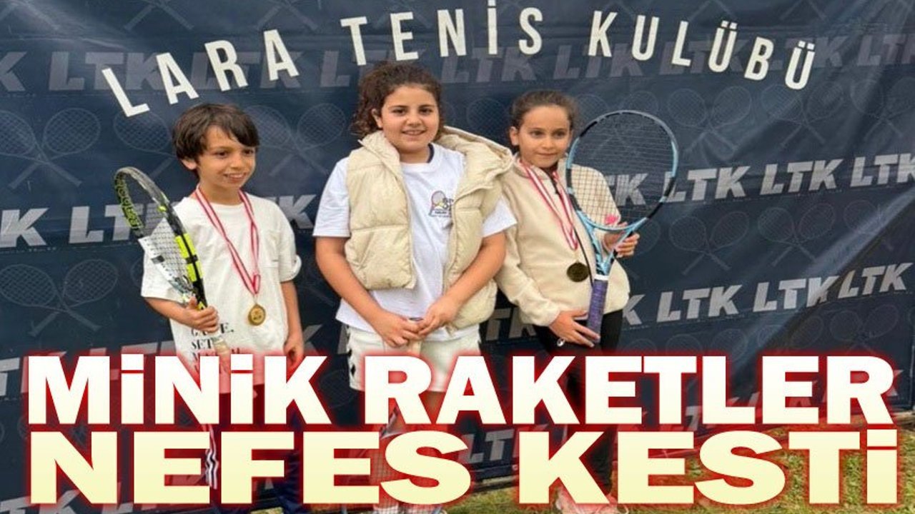 Minik raketler nefes kesti