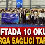5 Haftada 10 Okulda Omurga Sağlığı Tarandı