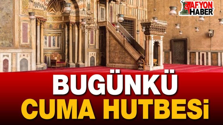 Bugünkü hutbesinin konusu, “Duyarlılık…”