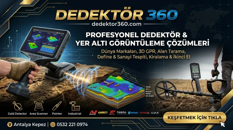 Dedektör 360 ile Yer Altının Gizemlerini Keşfedin